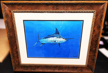 Load image into Gallery viewer, Al Barnes Marlin And Sailfish Original Acrylic Paintings On Board - Matched Set Of Two - Brand New Super Custom Sporting Frames