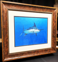 Load image into Gallery viewer, Al Barnes Marlin And Sailfish Original Acrylic Paintings On Board - Matched Set Of Two - Brand New Super Custom Sporting Frames