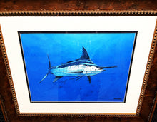 Load image into Gallery viewer, Al Barnes Marlin And Sailfish Original Acrylic Paintings On Board - Matched Set Of Two - Brand New Super Custom Sporting Frames