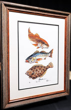 Load image into Gallery viewer, Don Breeden Texas Slam GiClee Quarter Sheet Speckled Trout - Brand New Super Custom Sporting Frame