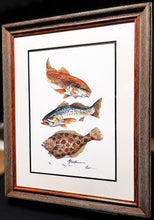 Load image into Gallery viewer, Don Breeden Texas Slam GiClee Quarter Sheet Speckled Trout - Brand New Super Custom Sporting Frame