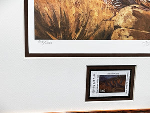 Eldridge Hardie 2007 Texas Upland Game Bird Stamp Print With Stamp - Brand New Custom Sporting Frame