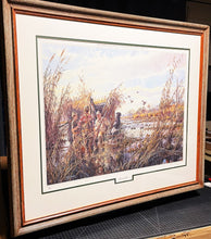 Load image into Gallery viewer, Herb Booth After The Hunt - Lithograph Classic Duck Hunting - Brand New Super Custom Sporting Frame