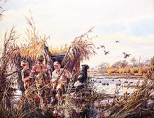 Load image into Gallery viewer, Herb Booth After The Hunt - Lithograph Classic Duck Hunting - Brand New Super Custom Sporting Frame