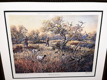 Load image into Gallery viewer, Herb Booth Brush Country Covey - Lithograph - Brand New Custom Sporting Frame