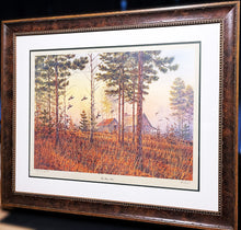 Load image into Gallery viewer, Herb Booth The Home Place Lithograph Bobwhite Quail 1974 - Brand New Super Custom Frame