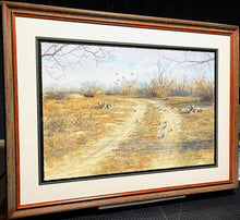 Load image into Gallery viewer, John Dearman Blue Quail - GiClee Full Sheet - Brand New Custom Sporting Frame