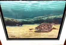 Load image into Gallery viewer, John Dearman Flounder 2024 GiClee Quarter Sheet - Brand New Super Custom Sporting Frame