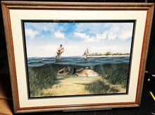 Load image into Gallery viewer, John Dearman  Golden Moment - GiClee Half Sheet - Brand New Custom Sporting Frame