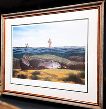 Load image into Gallery viewer, John Dearman Penascal Point &amp; Rocky Slough - Lithograph&#39;s Matched And Paired Set Of Two - Brand New Super Custom Sporting Frames