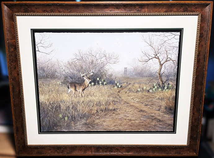 John Dearman The Loner GiClee Full Sheet Coastal Conservation Association CCA - Brand New Super Custom Sporting Frame