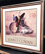 Load image into Gallery viewer, John P. Cowan A Texas Treasure Lithograph Quality Poster Print Framed - Brand New Custom Sporting Frame