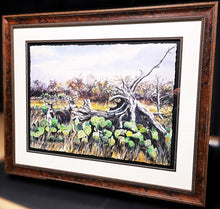 Load image into Gallery viewer, Les McDonald Cactus Bucks GiClee Half Sheet - Brand New Super Custom Sporting Frame