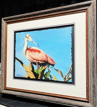 Load image into Gallery viewer, Les McDonald Tree Top Roseate GiClee Half Sheet Artist Proof - Brand New Custom Sporting Frame