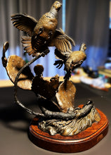 Load image into Gallery viewer, Ronnie Wells Bobwhite Quail Bronze - Very Large Heavy Pre-Owned Mint Custom Solid Cast