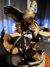 Load image into Gallery viewer, Ronnie Wells Bobwhite Quail Bronze - Very Large Heavy Pre-Owned Mint Custom Solid Cast