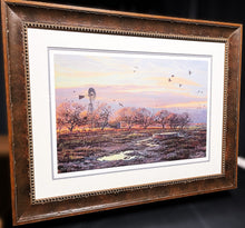 Load image into Gallery viewer, Herb Booth Winter Dove Lithograph - Brand New Custom Sporting Frame