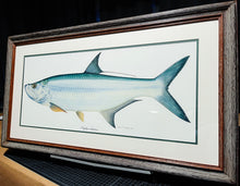 Load image into Gallery viewer, Ben Kocian Tarpon - Texas Sea Center Poster Art Lithograph Quality - Brand New Super Custom Sporting Frame