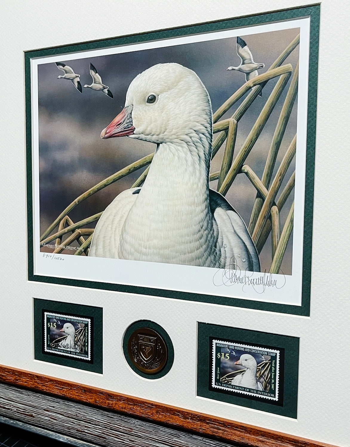 Sherrie Russell Meline 2006 Federal Duck Stamp Print Gold