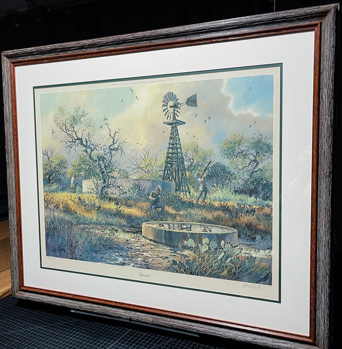 Herb Booth September - Lithograph Coastal Conservation Association CCA - Brand New Super Custom Sporting Frame