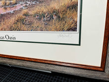 Load image into Gallery viewer, Herb Booth Texas Oasis Lithograph - Brand New Custom Sporting Frame