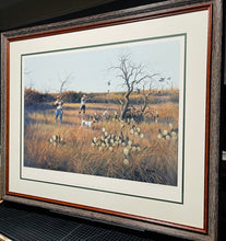 Load image into Gallery viewer, John Dearman Deadwood Covey Lithograph - Brand New Super Custom Sporting Frame