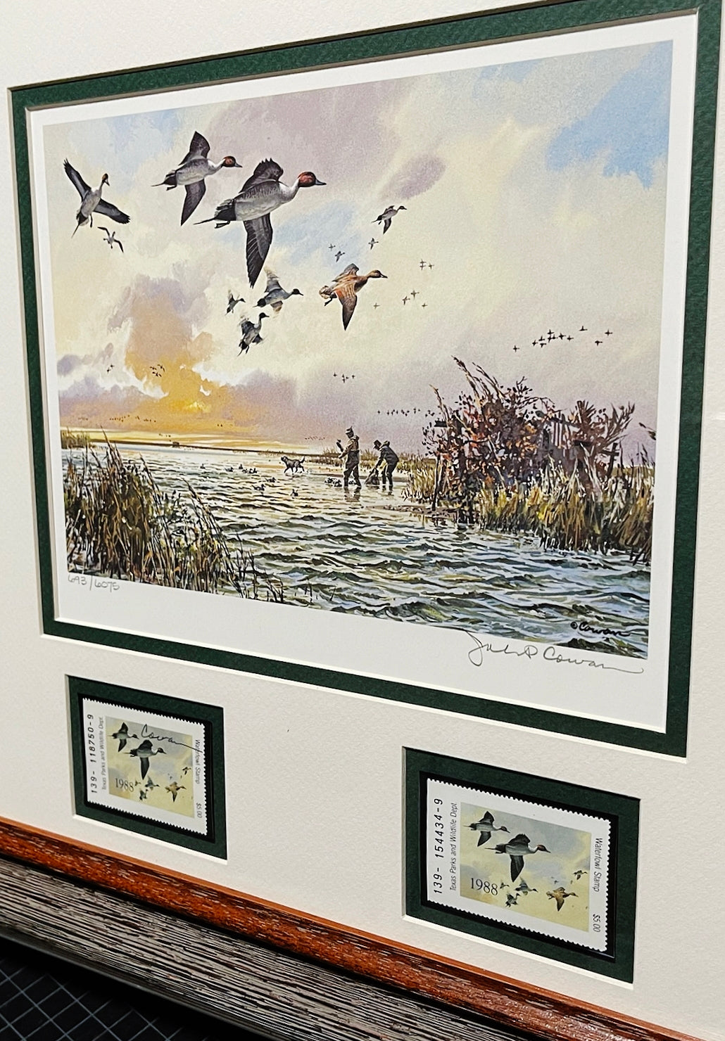 1988 Pennsylvania Duck Stamp Waterfowl Management by Artist Ned