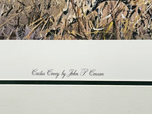 Load image into Gallery viewer, John P. Cowan Cactus Covey Lithograph Year 1988 - Brand New Custom Sporting Frame