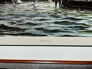 John P. Cowan Early Limits Lithograph Year 1970 - Brand New Super Custom Sporting Frame