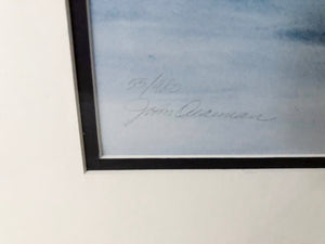 John Dearman Speck Lithograph Rare Old Classic Year 1985 - Brand New Custom Sporting Frame